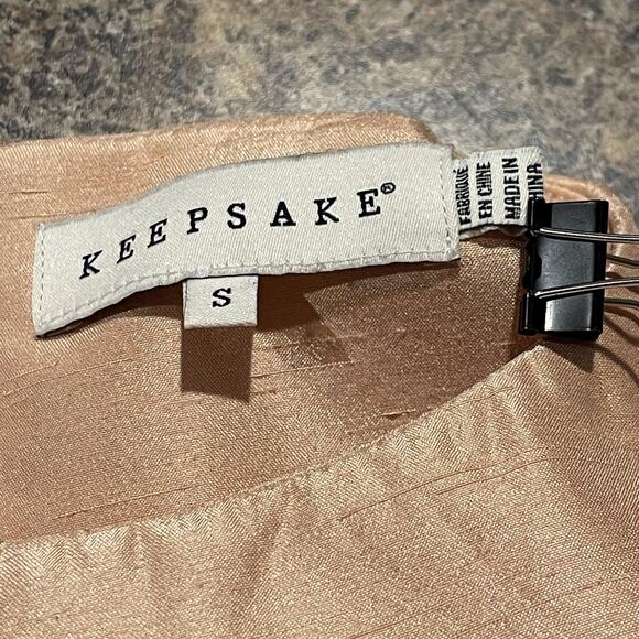 Keepsake Womens Dress Sleeveless Fit & Flare Mini Peach Size Small FH - Picture 2 of 6